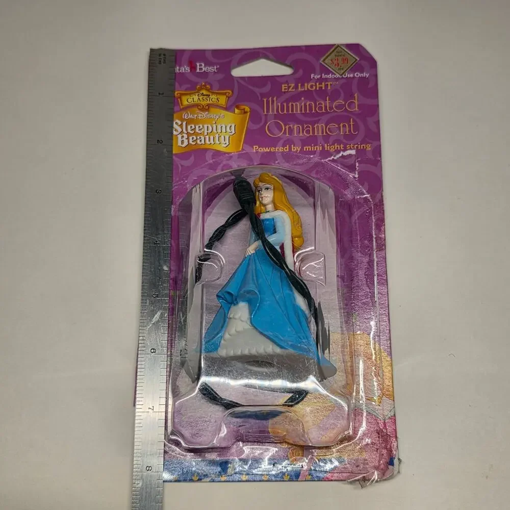 Disney Sleeping Beauty Aurora EZ Light Illuminated Ornament 1999 NIP